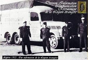 ALGERIE - LEGION - CAR D'INFORMATION - 1953